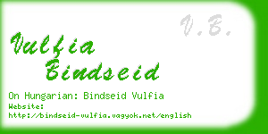 vulfia bindseid business card